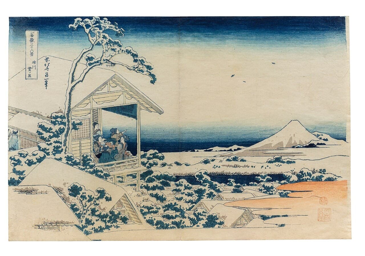 Snowy Morning at Koishikawa